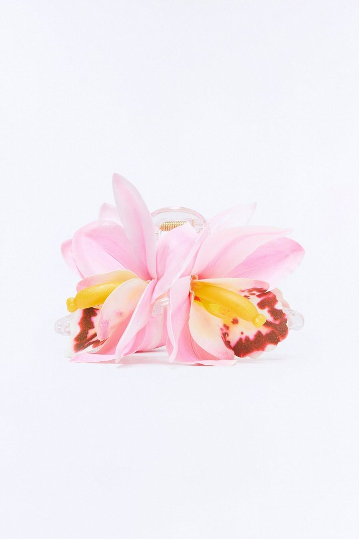 Tropical Sunrise Hair Claw Clip - Pink