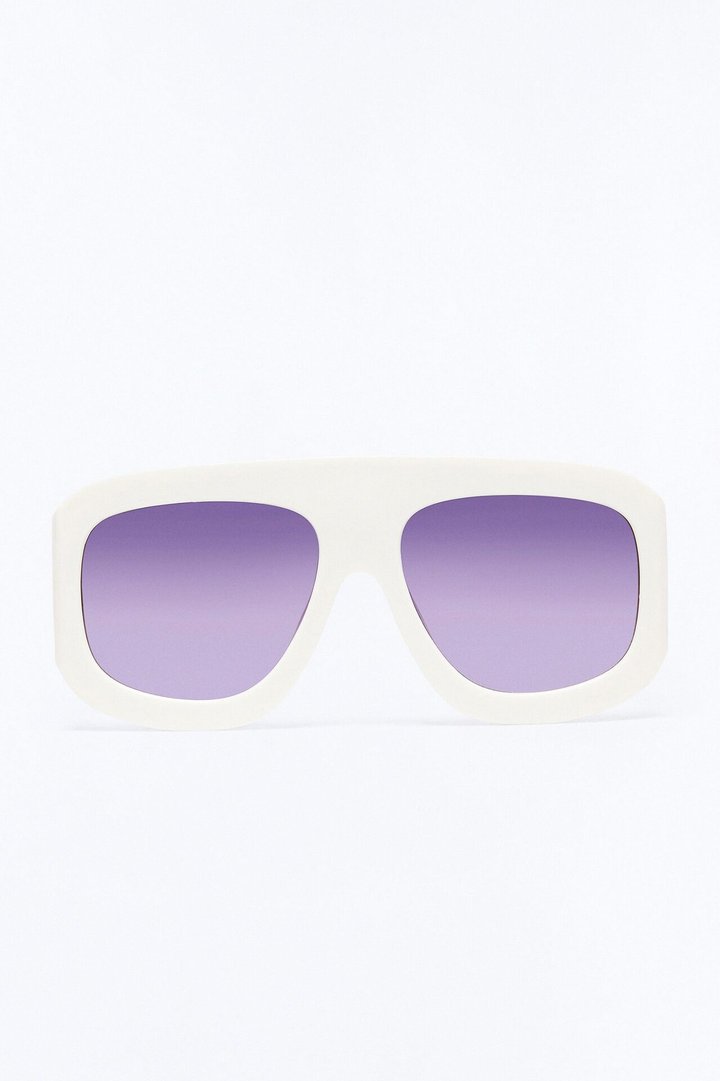 Coolest In Town Sunglasses - Beige