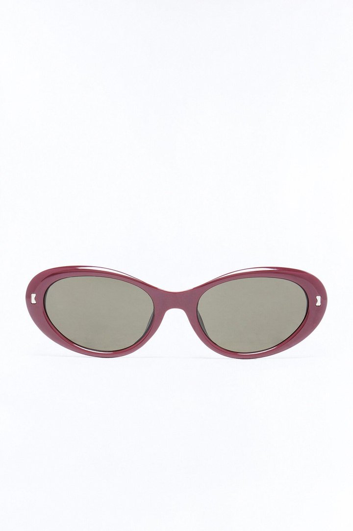 Looking Like A Lady Sunglasses - Burgundy