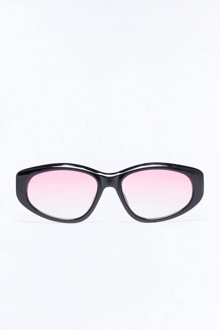 Away Mode Sunglasses - Black/Pink