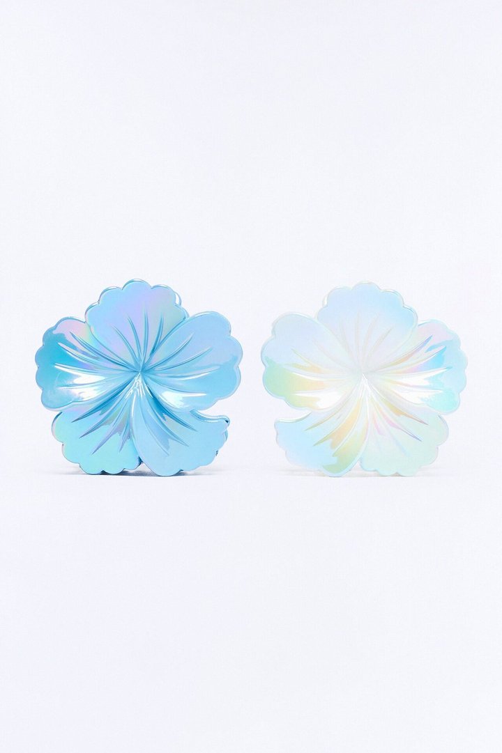 Hand Me That Mojito 2 Piece Hair Clip Set - Blue