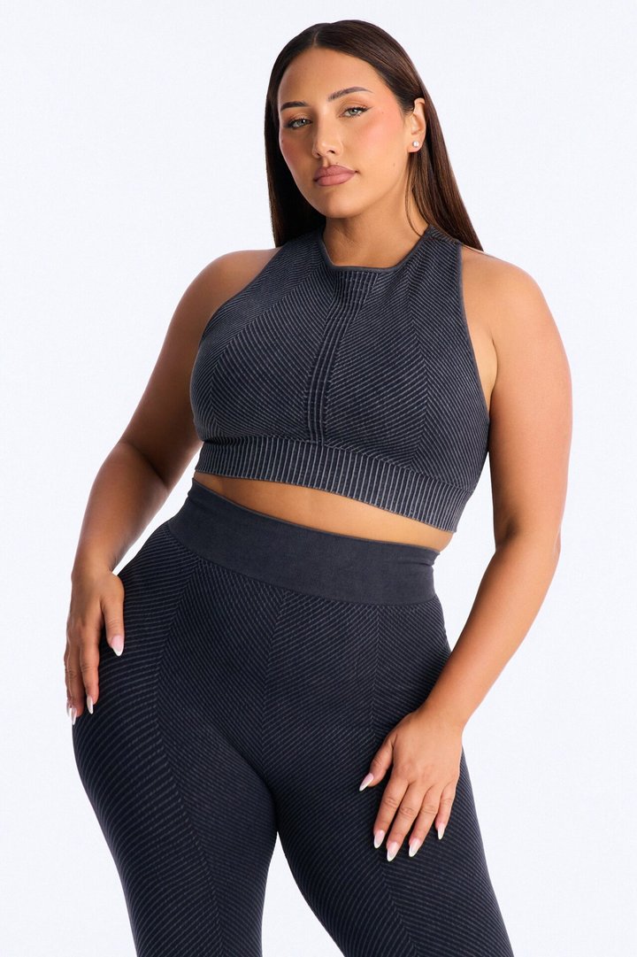 High Function Seamless Legging Set - Black