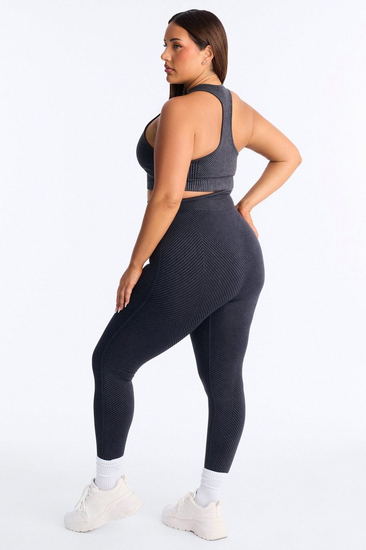 High Function Seamless Legging Set - Black