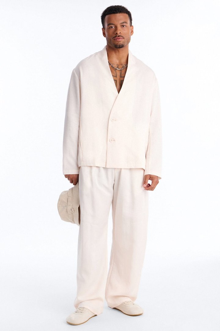 Relaxed St.Tropez Unlined Blazer - Cream