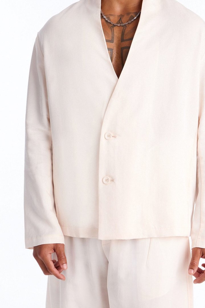Relaxed St.Tropez Unlined Blazer - Cream