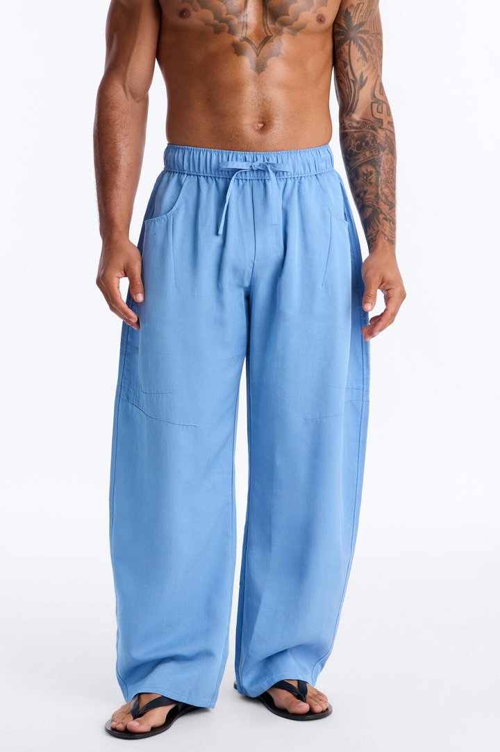 Baggy St. Tropez Pant - Light Blue