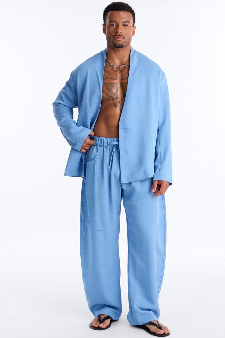 Baggy St. Tropez Pant - Light Blue