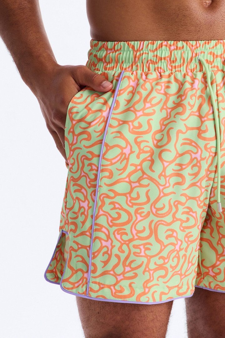 Spring Break Fling Swim Trunk 6″ - Multi Color