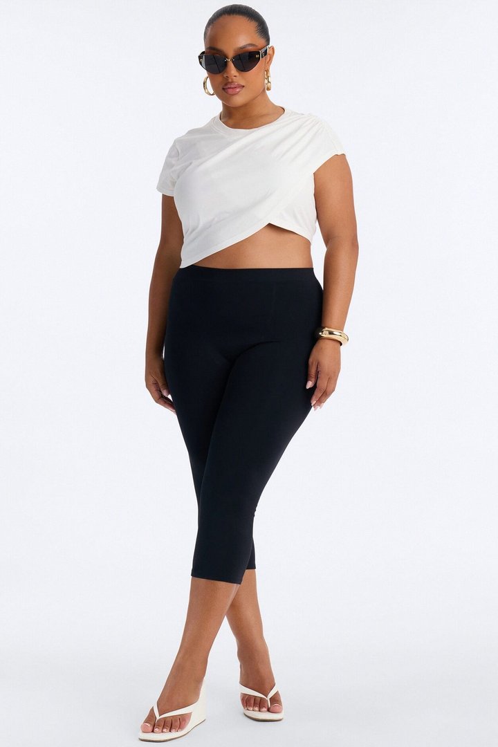 Unbothered Asymmetrical Short Sleeve T-Shirt - White