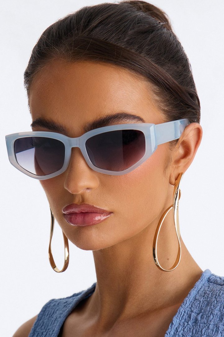 My Kinda Girl Sunglasses - Blue/combo