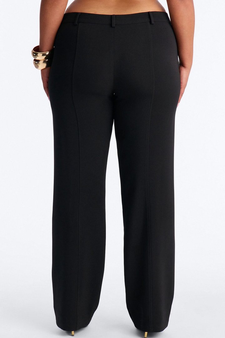 Empire Essentials Straight Leg Trouser - Black