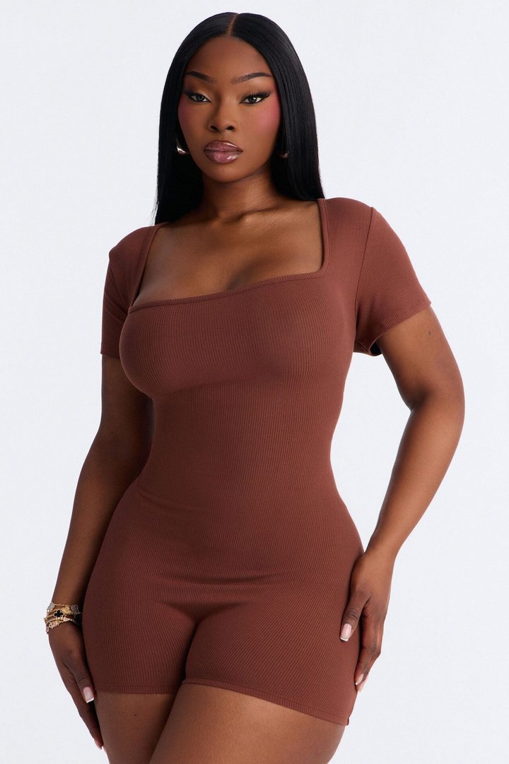 Sandie Romper - Brown