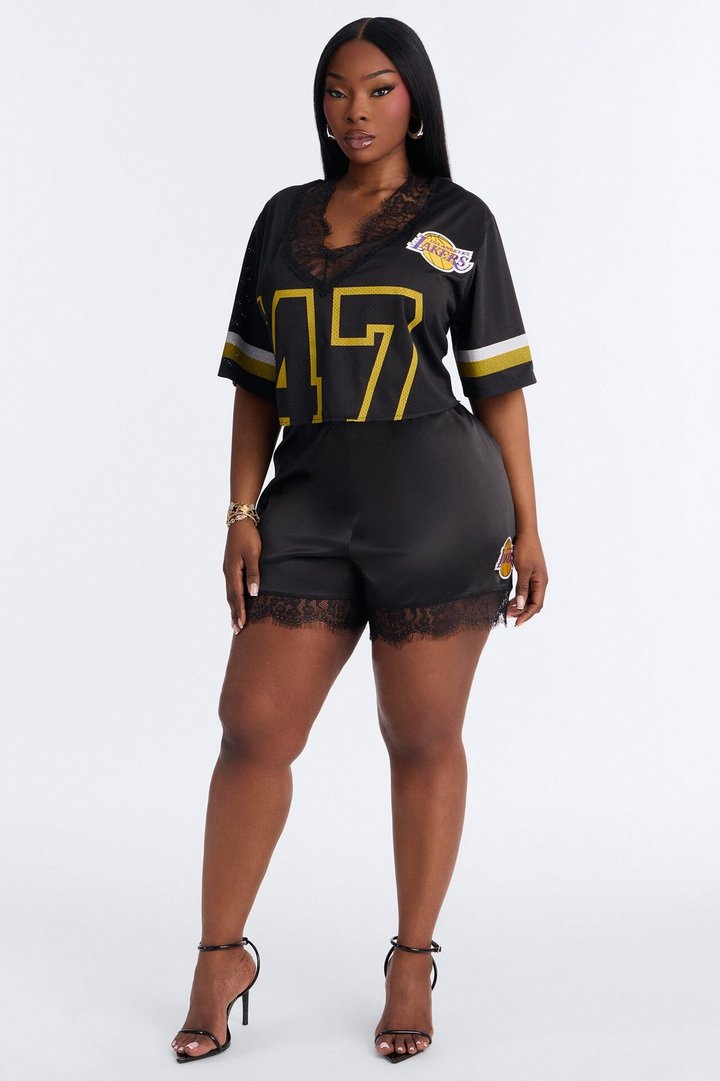 NBA LA Laker Shorts - Black