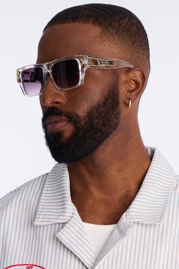 Industrial Insight Square Sunglasses - Clear