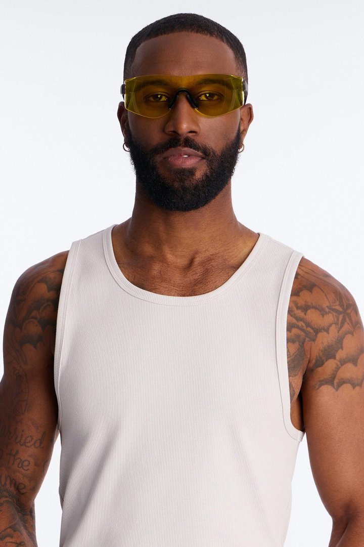 Real Revo Shield Sunglasses - Yellow