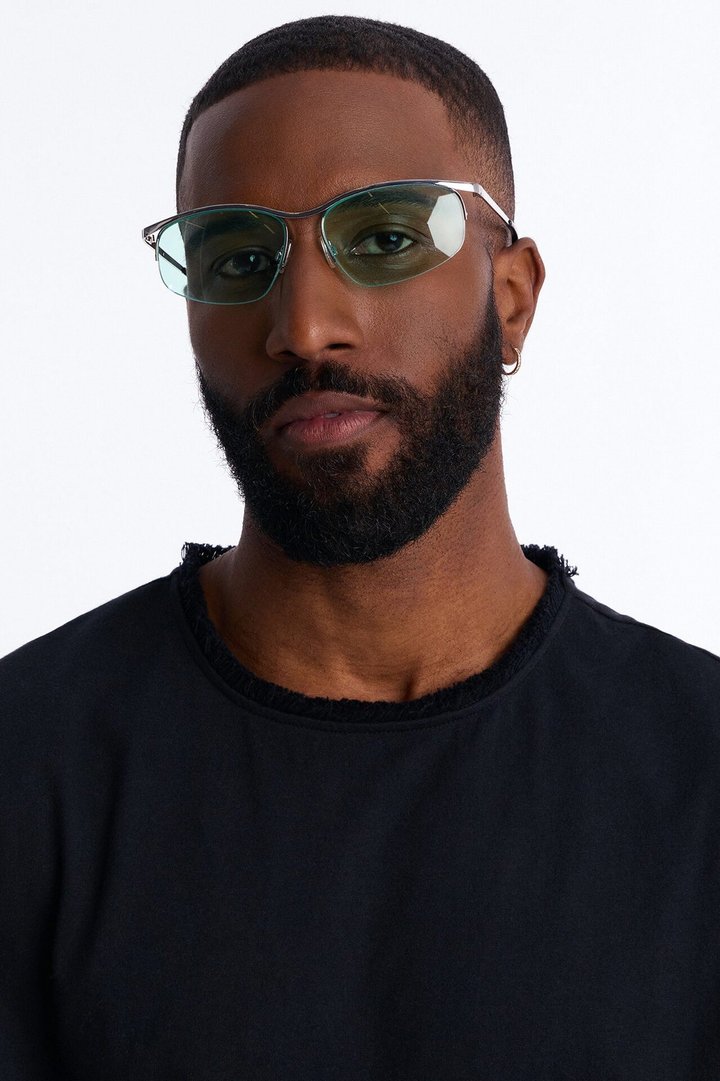 Keeping Sanity Sunglasses - Teal/combo