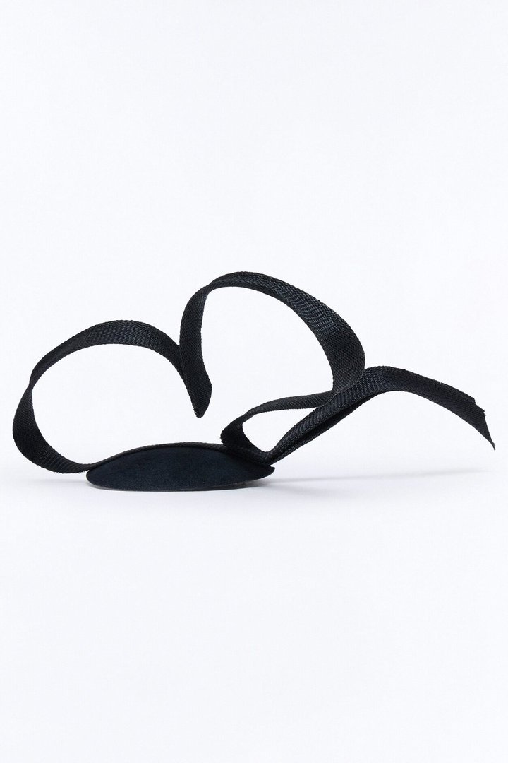 Queen Of Spades Fascinator - Black