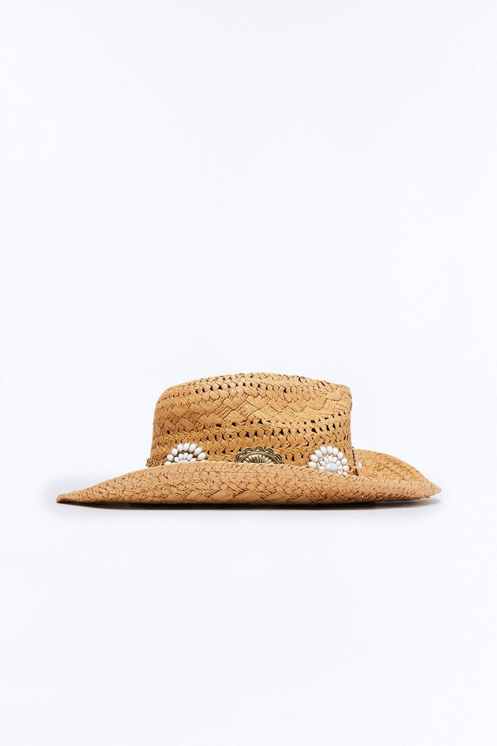 Rodeo Jewels Straw Cowboy Hat - Natural
