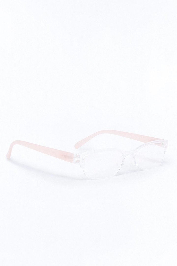 Berry Buttercup Reader Glasses - Clear/Pink