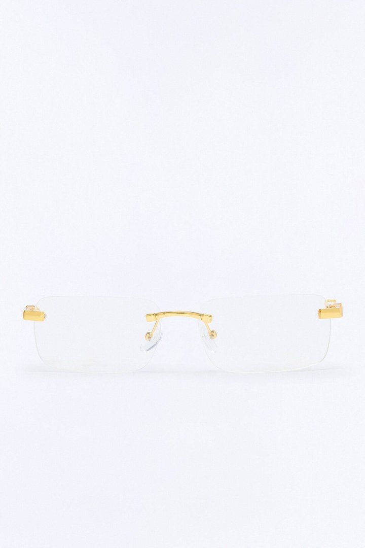 Destination Arrival Sunglasses - Gold/Clear