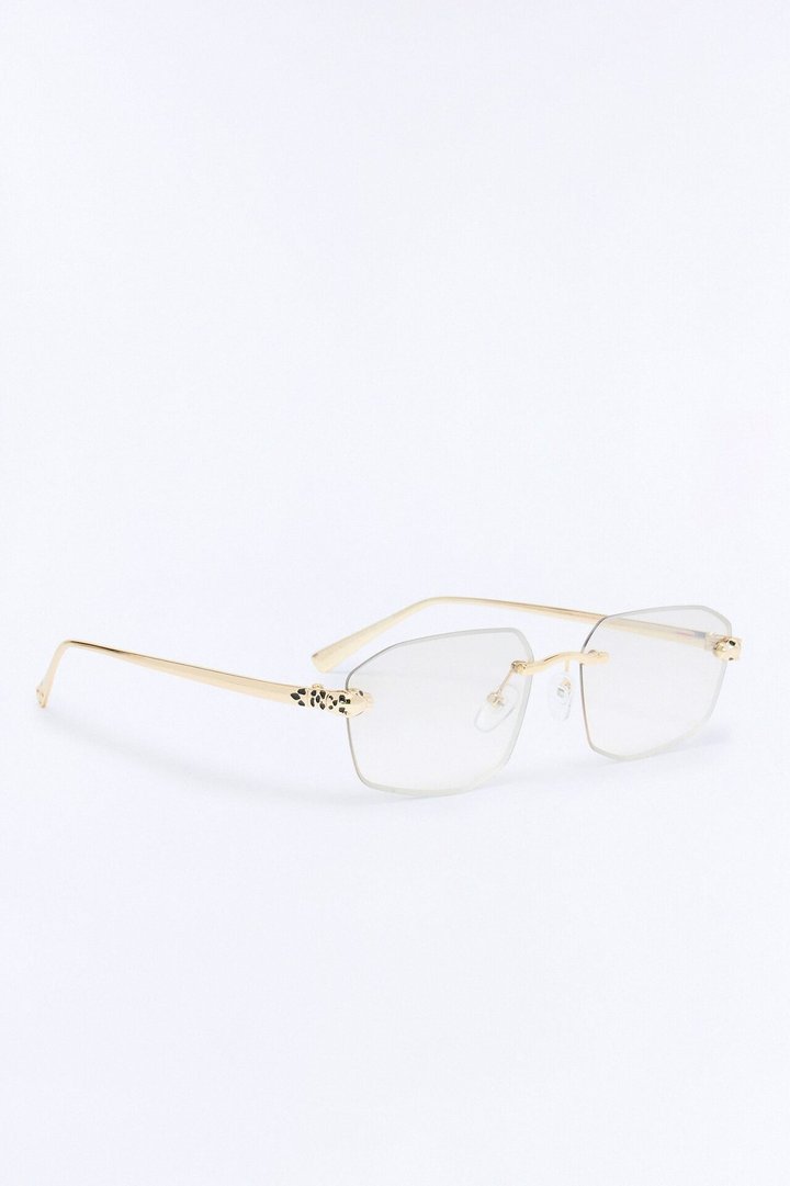 Set Me Free Sunglasses - Gold/Clear