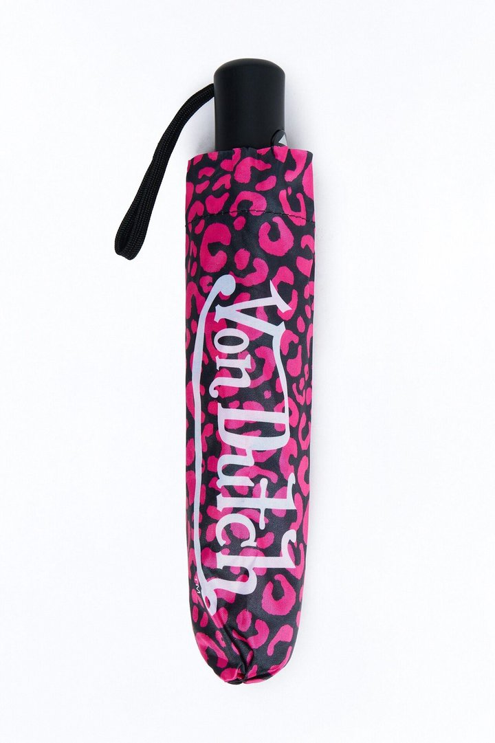 Von Dutch Cheetah Umbrella - Pink/combo