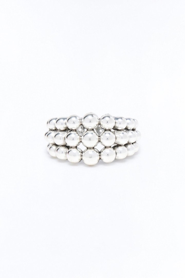 Solid Energy Cuff Bracelet - Silver