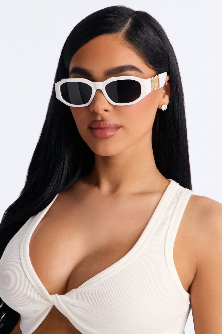 Excuse Me Sunglasses - White