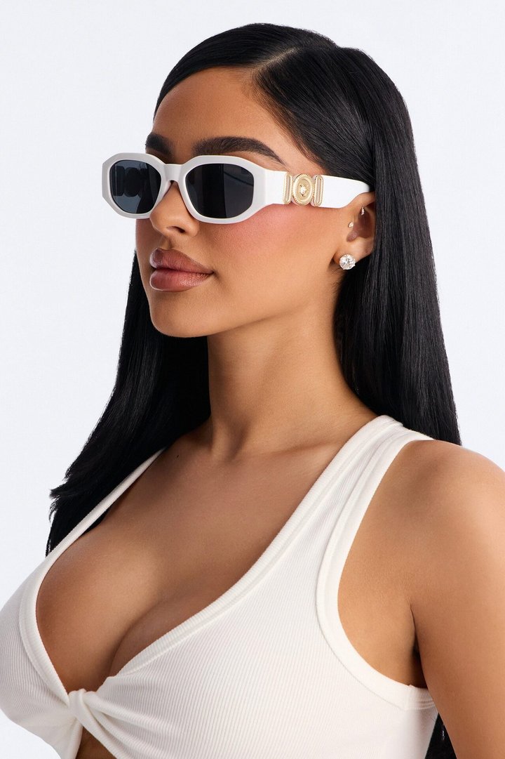 Excuse Me Sunglasses - White