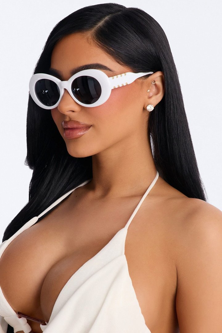 Do It Again Sunglasses - White