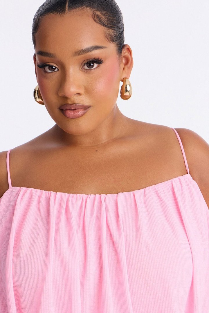 Quiet Confidence Flowy Maxi Dress - Bubblegum Pink