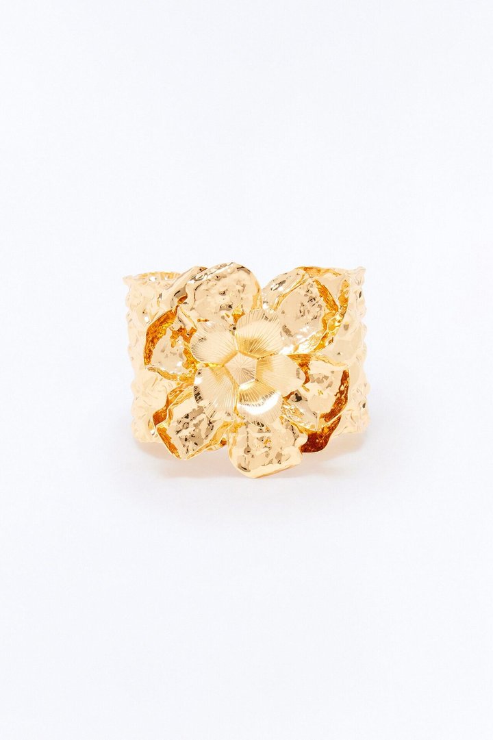 Florence Cuff Bracelet - Gold