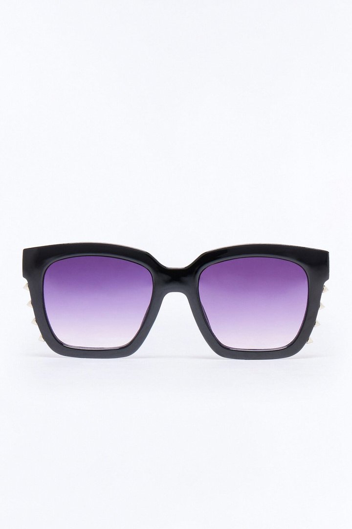 Stud On The Street Sunglasses - Black