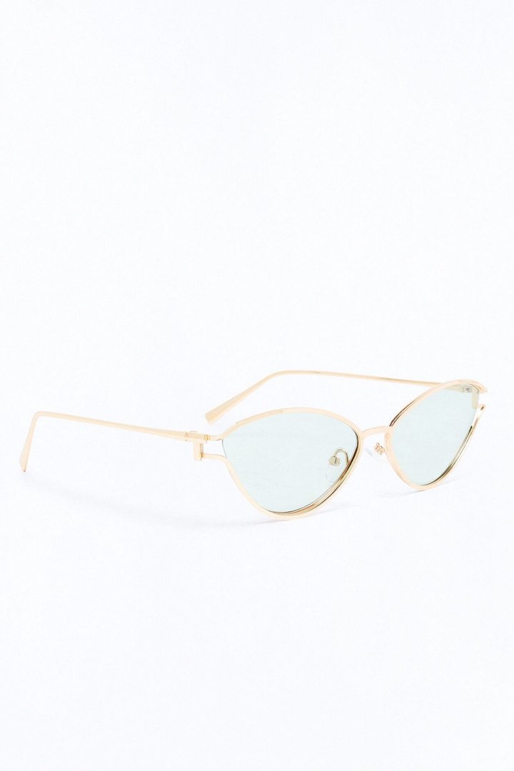 Spring Fling Sunglasses - Gold/Green