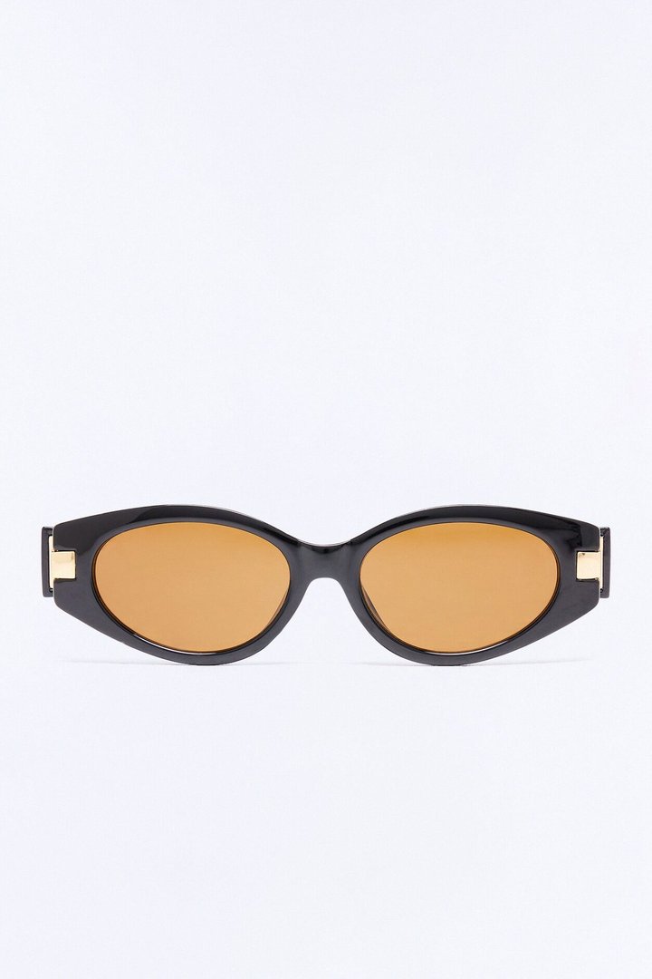 Money Trees Sunglasses - Black/Brown