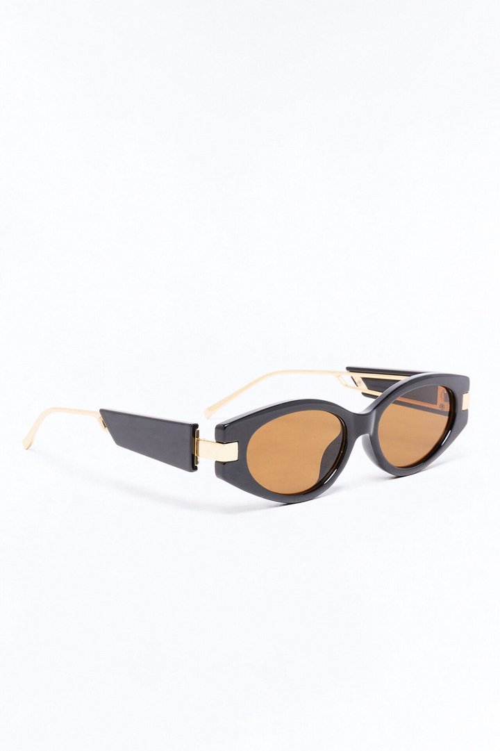 Money Trees Sunglasses - Black/Brown