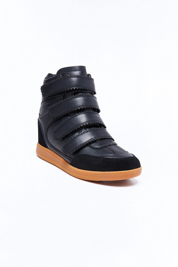 Tari Wedge Sneakers - Black
