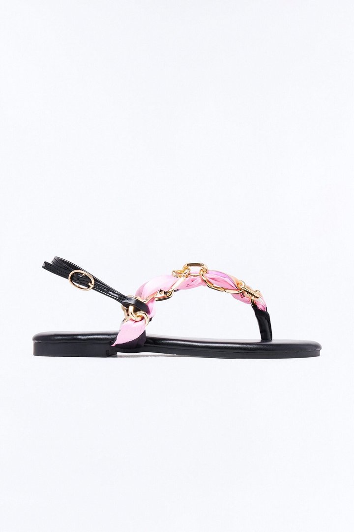 Bay Island Chain Sandals - Pink/combo