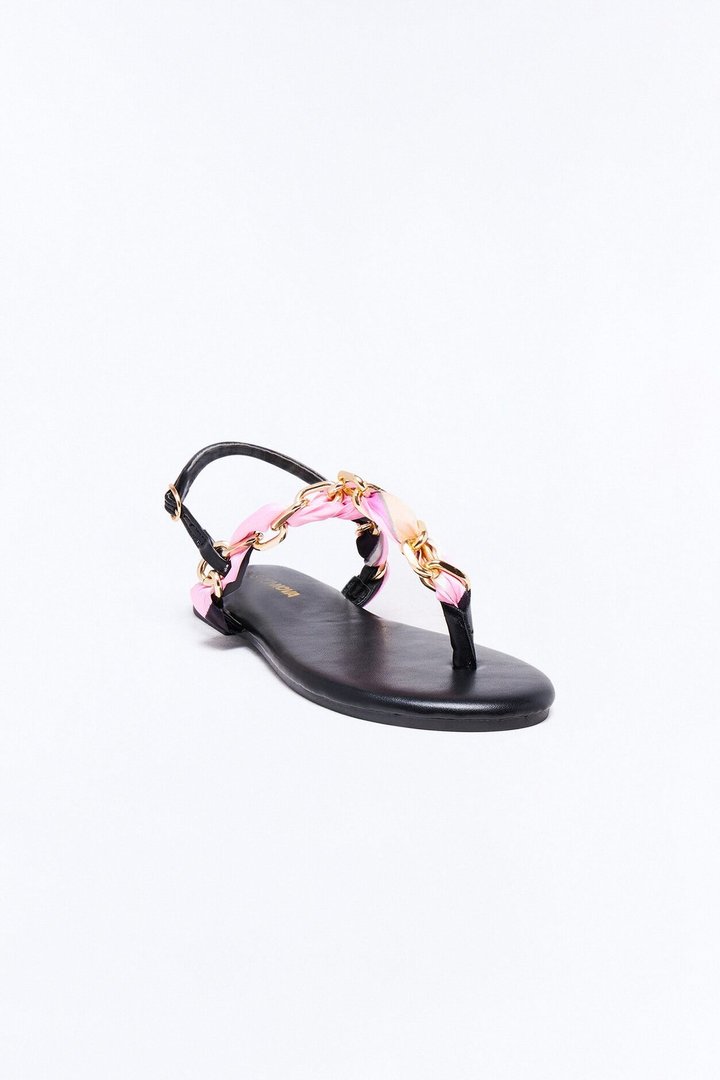 Bay Island Chain Sandals - Pink/combo