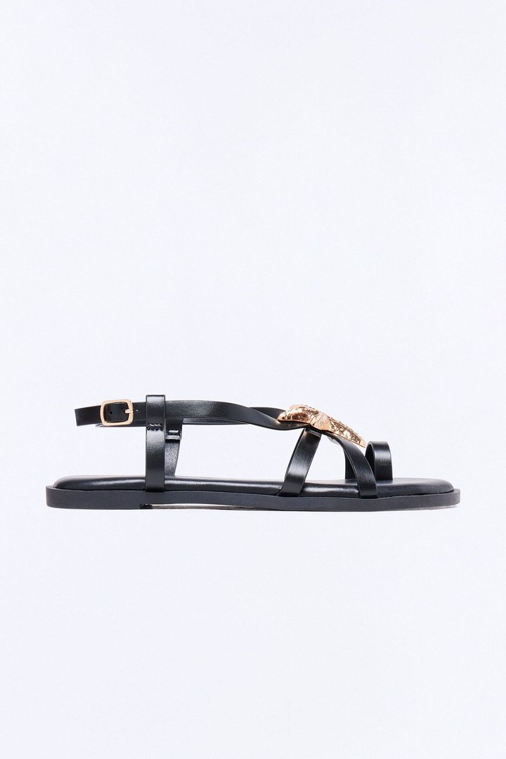 Reyes Starfish Sandals - Black
