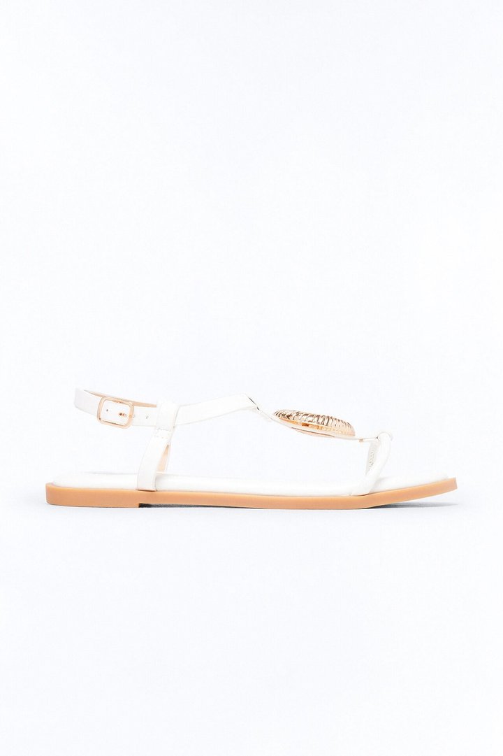 Avida Shell Sandals - White