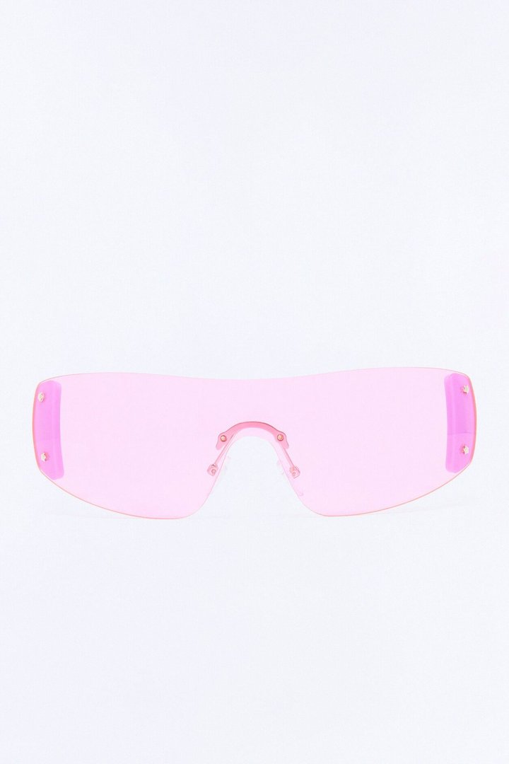 Baddie Blaze Sunglasses - Pink/combo