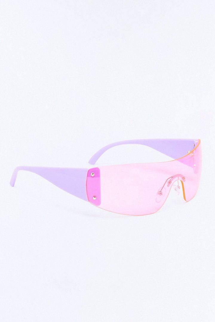 Baddie Blaze Sunglasses - Pink/combo