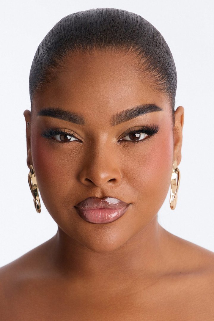 Alina Abstract Drop Earrings - Gold