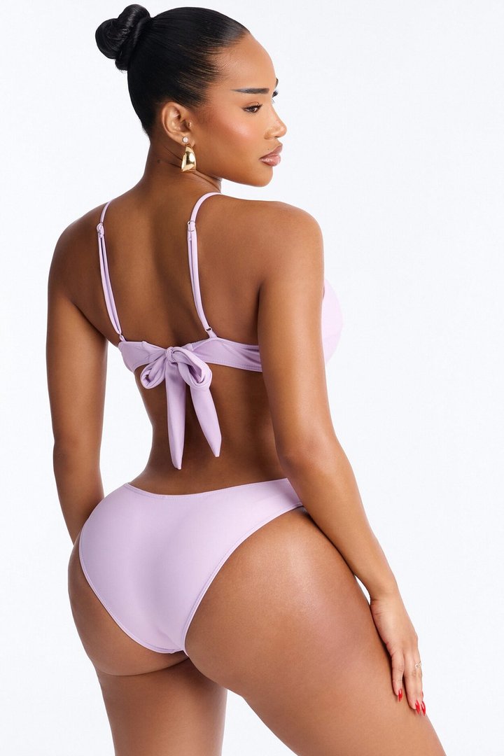 Coconut Life O-Ring Asymmetrical Side Out 1 Piece Swimsuit - Lavender