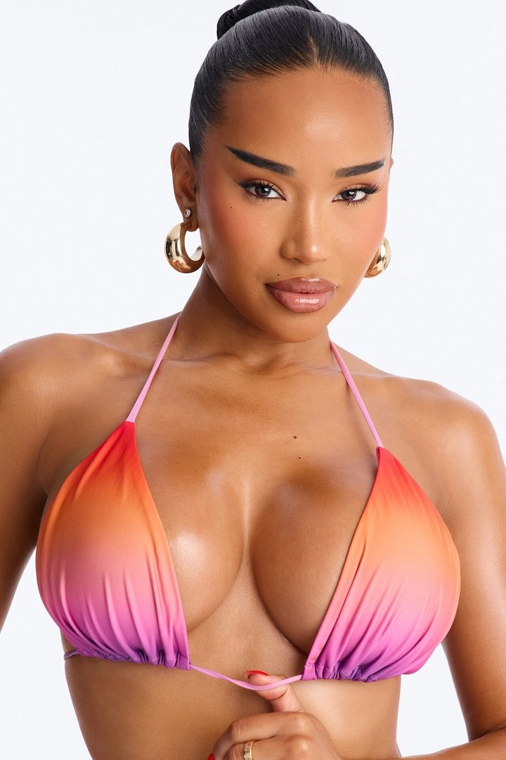 Beach Club Ombre 2 Piece Bikini - Pink/combo