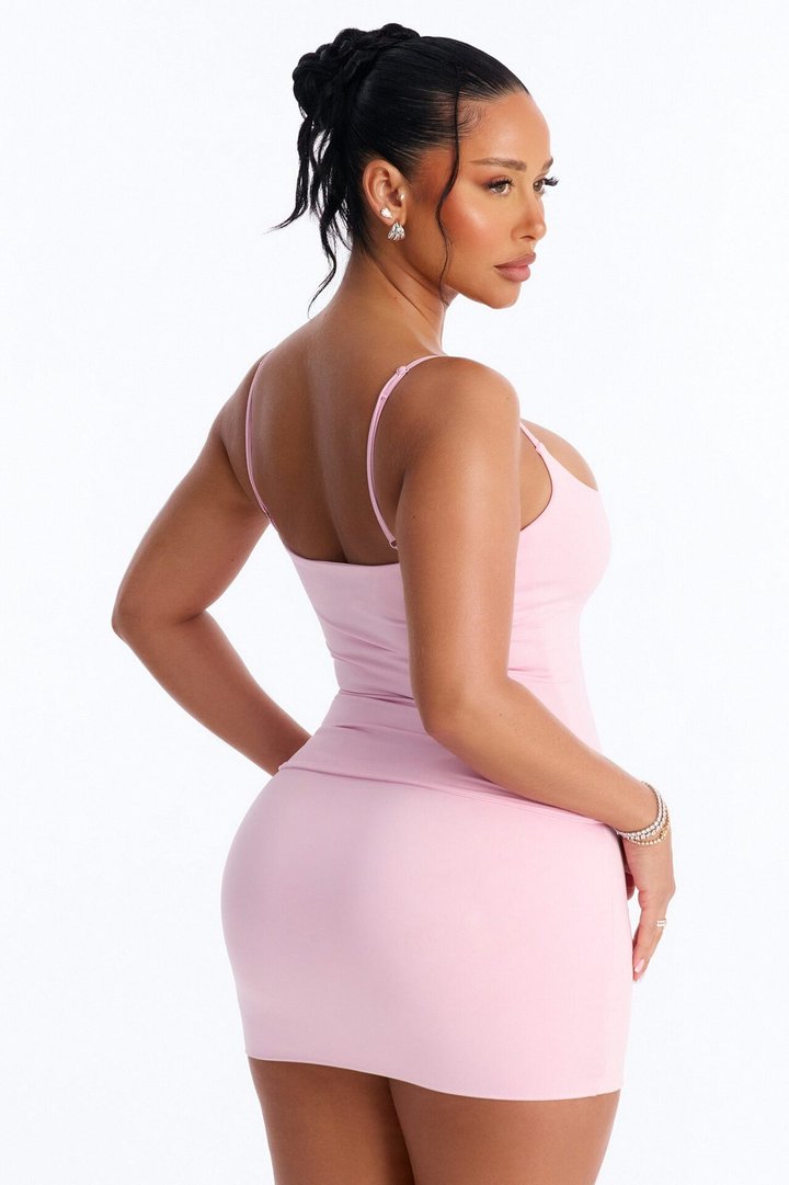 Contour Double Lined Cami Top - Light Pink