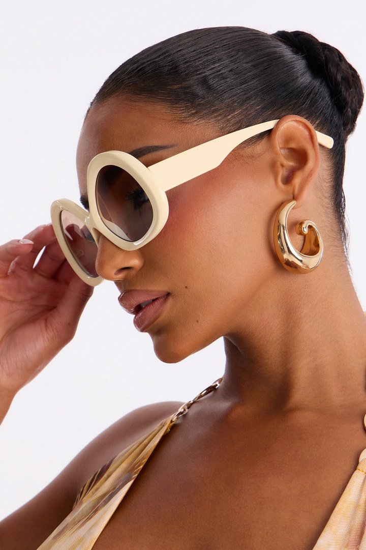 For The Fun Of It Sunglasses - Nude/combo