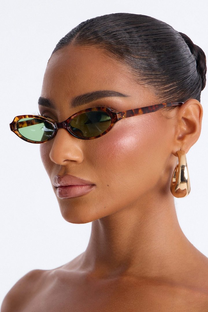 Wise Guy Sunglasses - Tortoise/Green