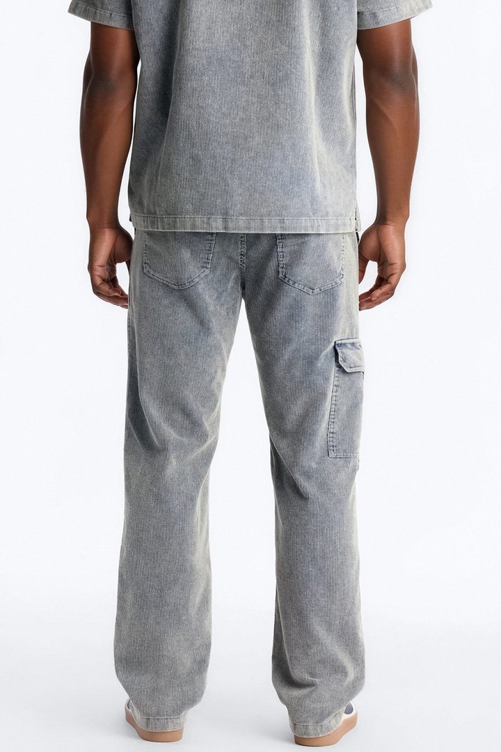 Ohio Corduroy Straight Pant - Blue